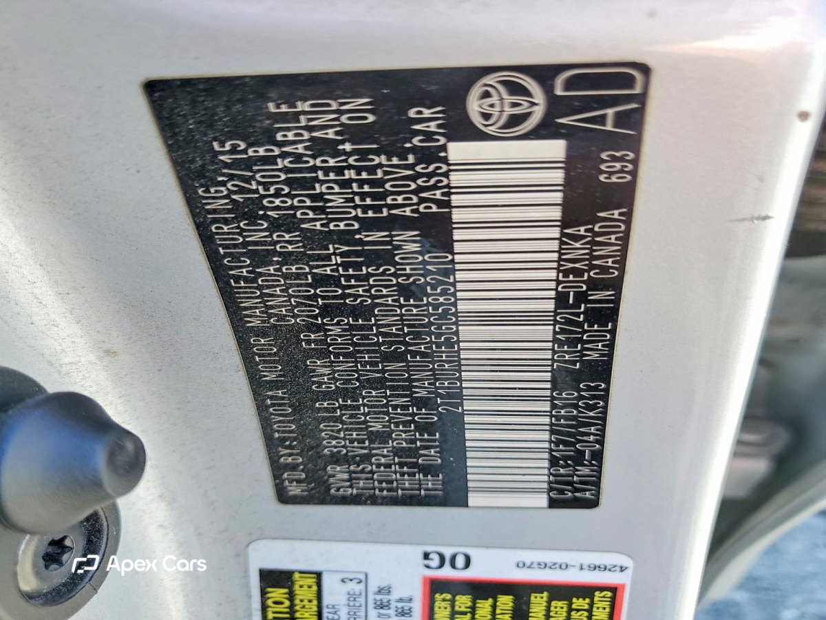 Toyota Corolla 2016