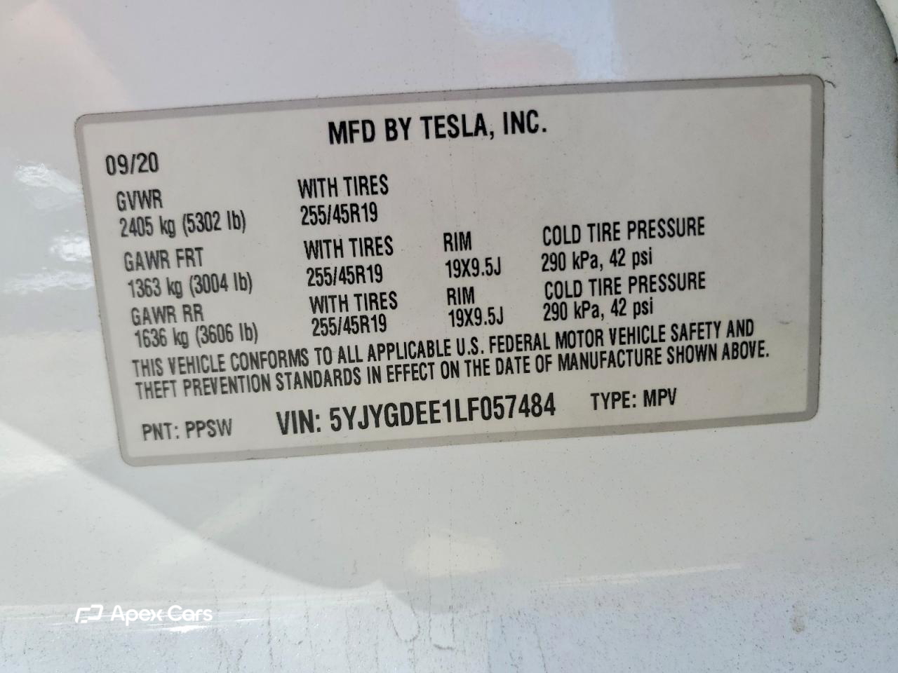 Tesla Model Y 2020