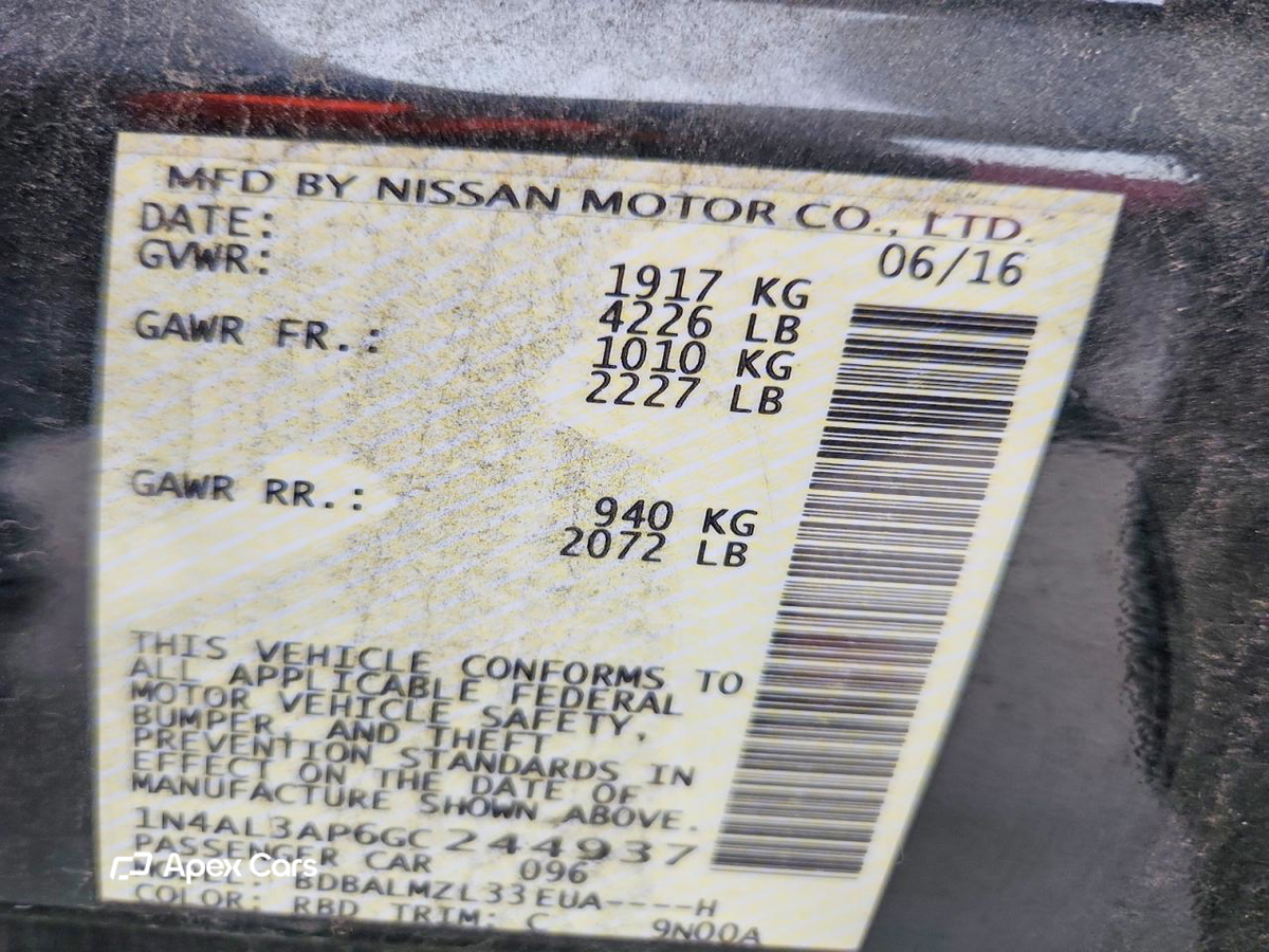 Nissan Altima 2016