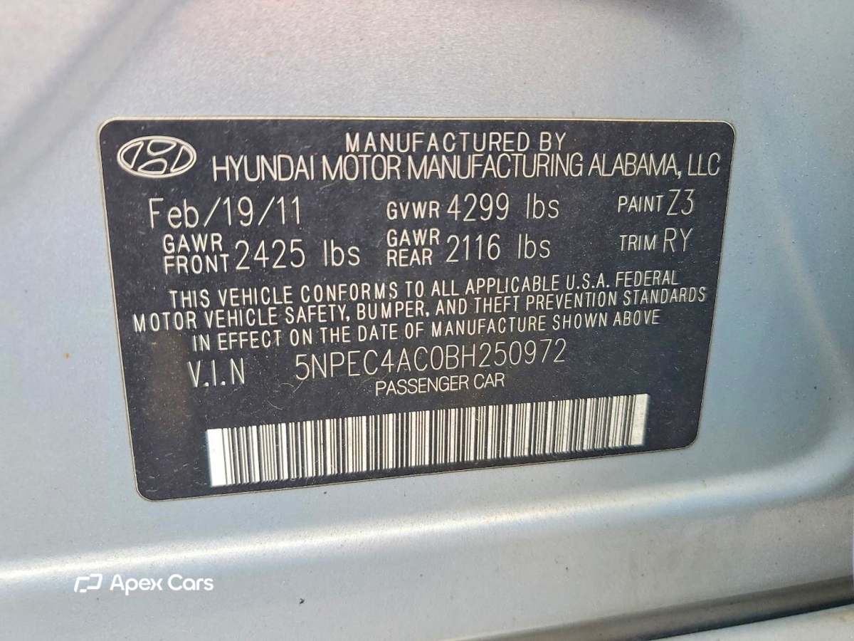 Hyundai Sonata 2011