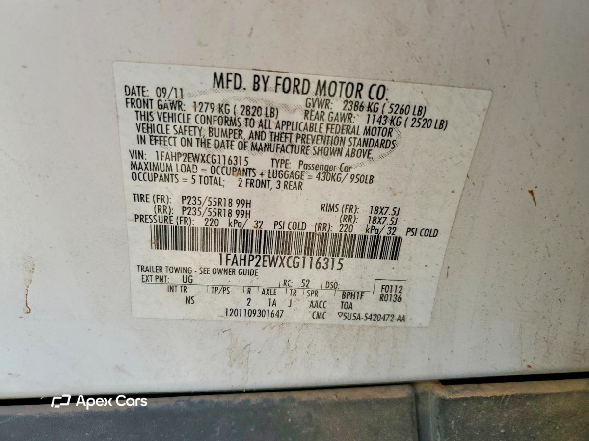 Ford Taurus 2012