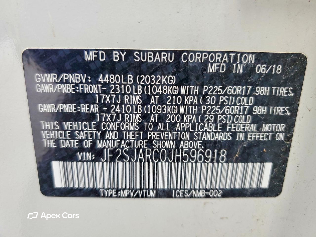 Subaru Forester 2018