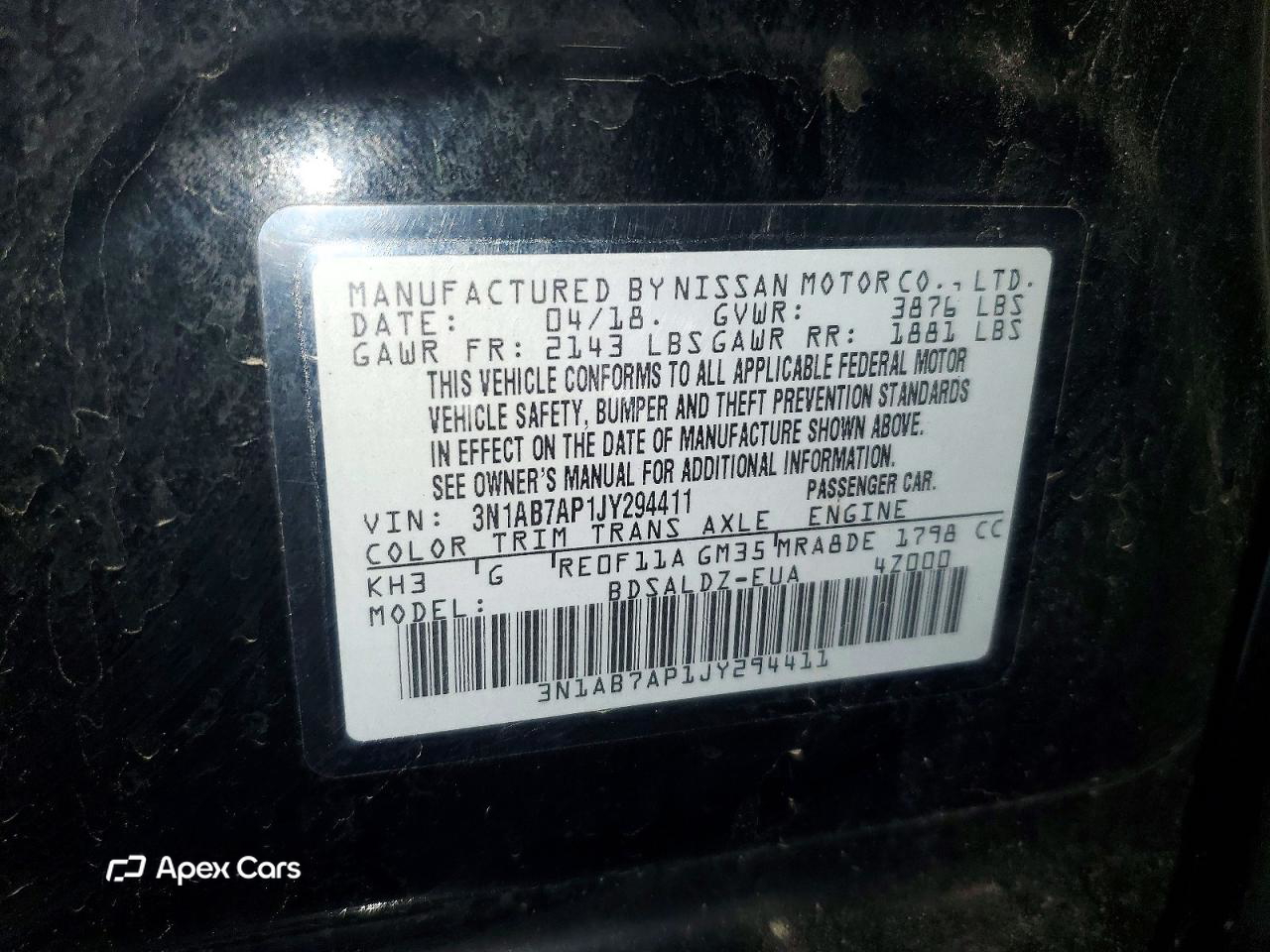 Nissan Sentra 2018
