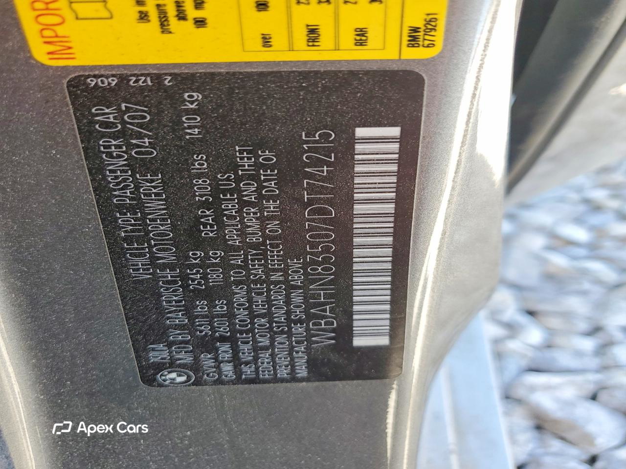 BMW Series 7 2007