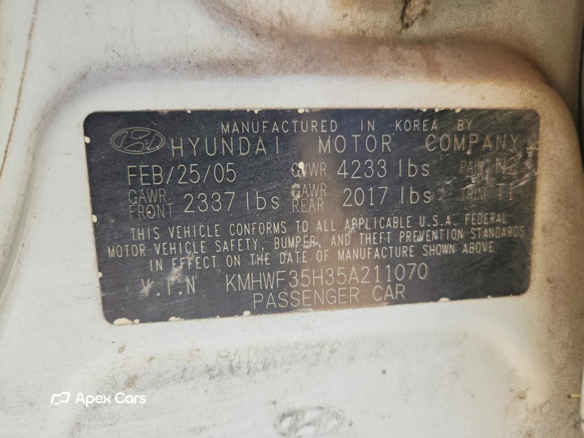 Hyundai Sonata 2005