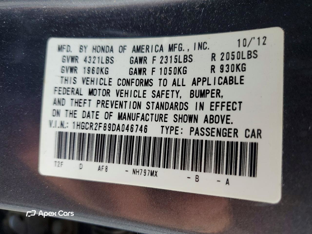 Honda Accord 2013