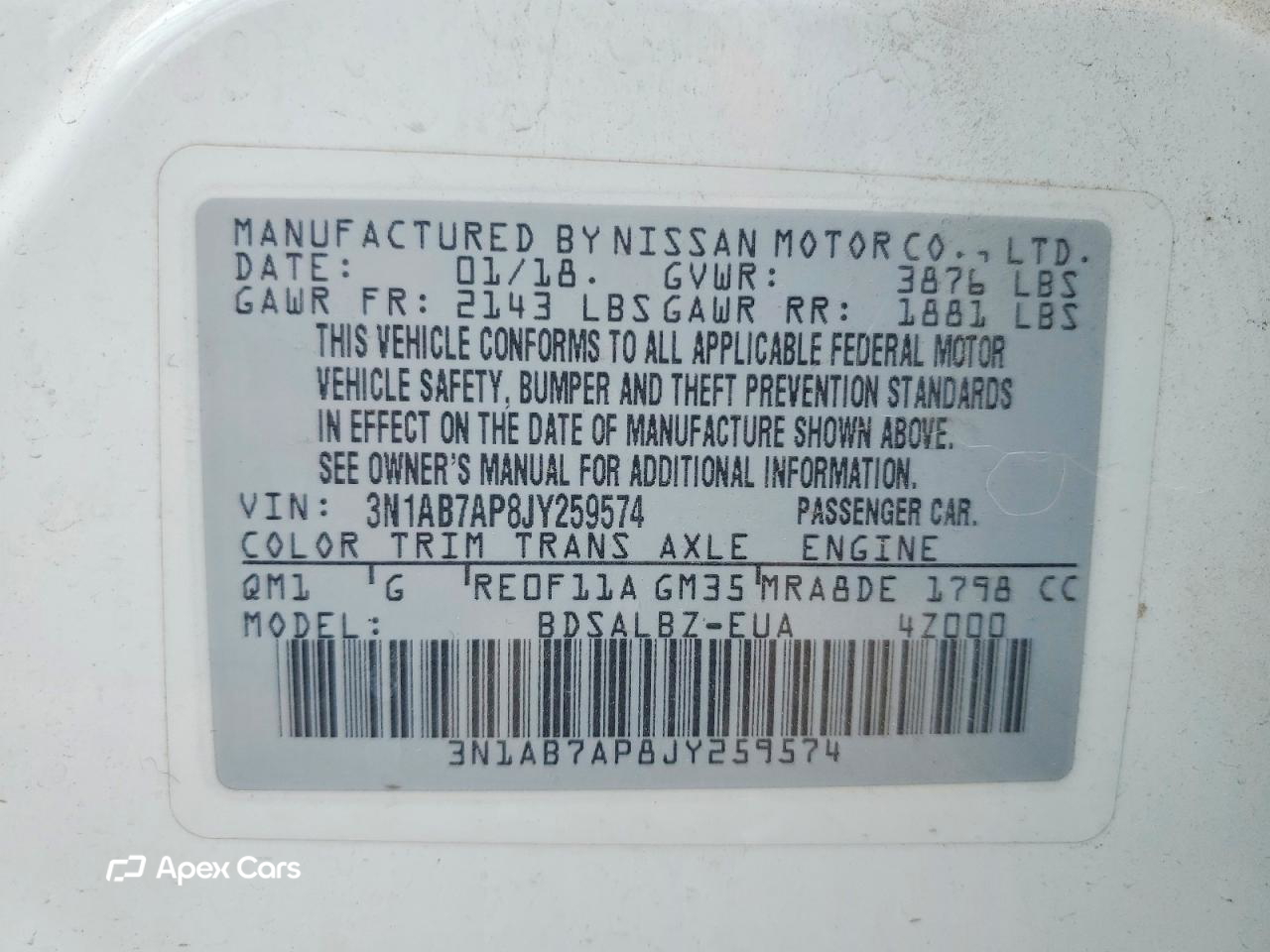 Nissan Sentra 2018