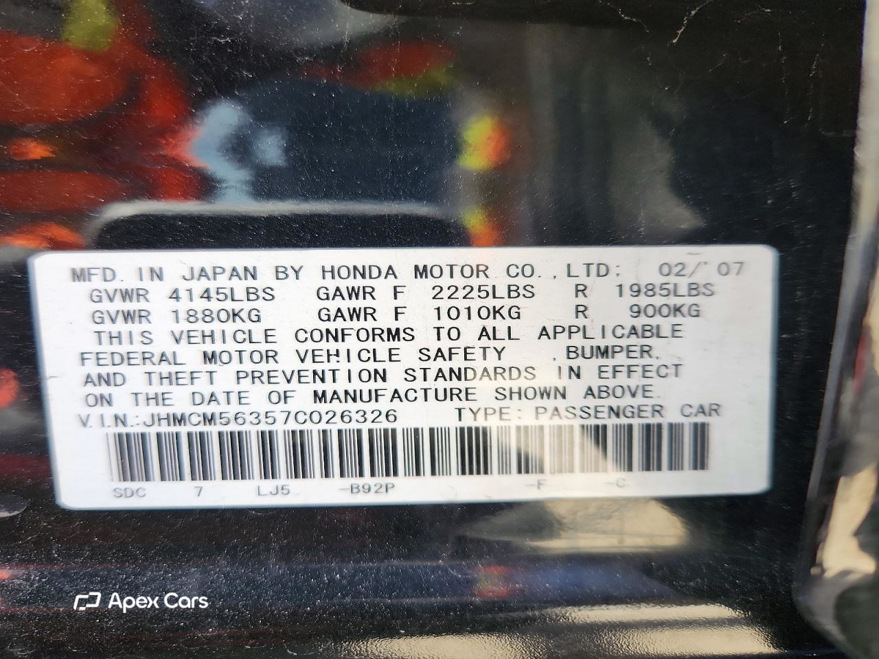Honda Accord 2007