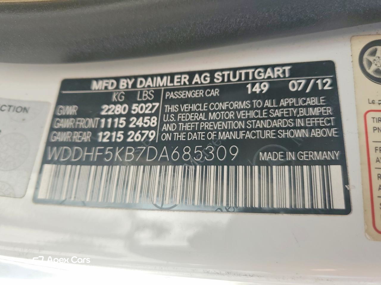Mercedes-Benz E-klasse 2013