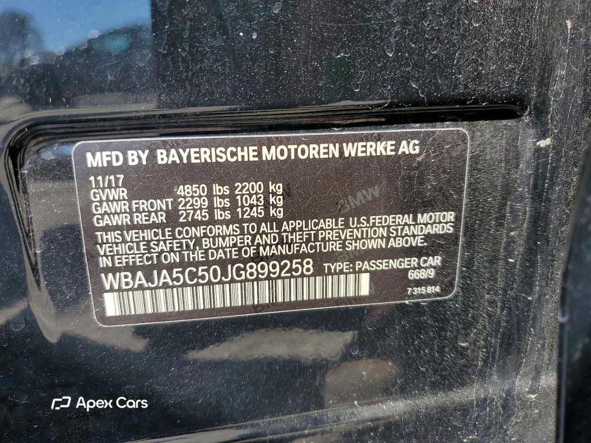 BMW Series 5 2018