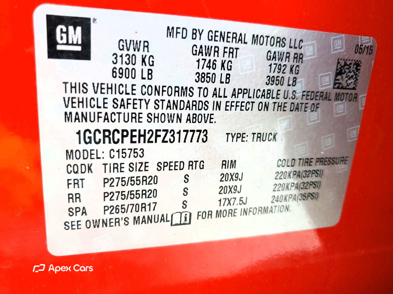 Chevrolet Silverado 2015