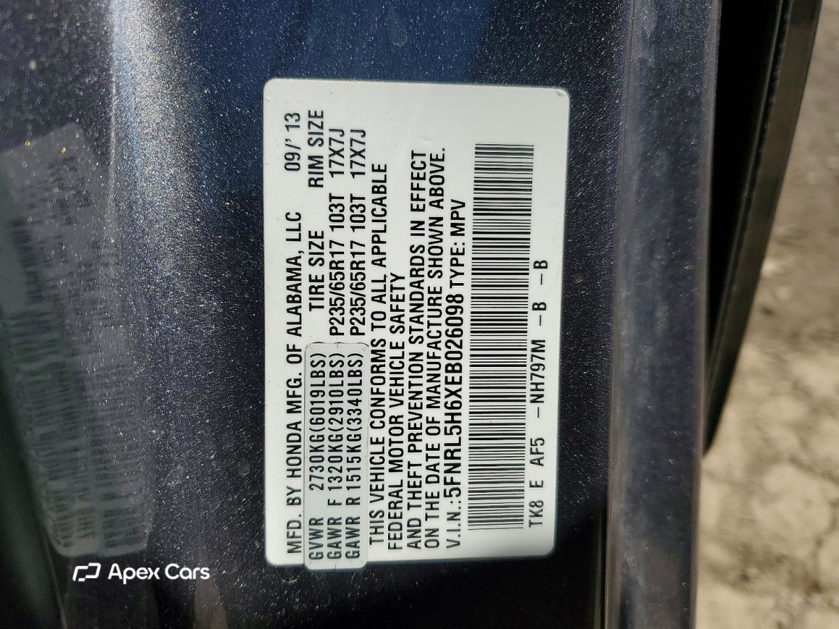 Honda Odyssey 2014