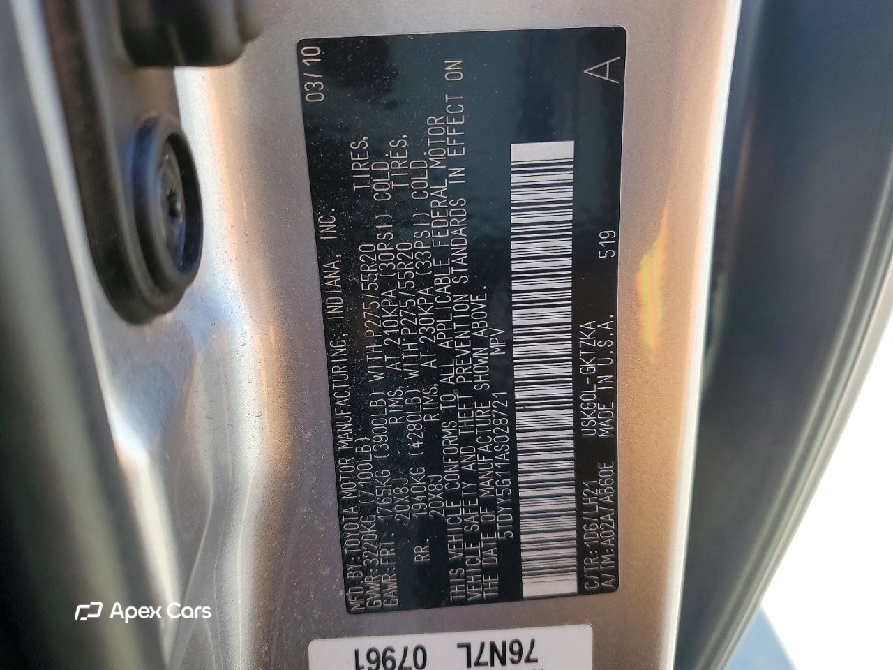 Toyota Sequoia 2010