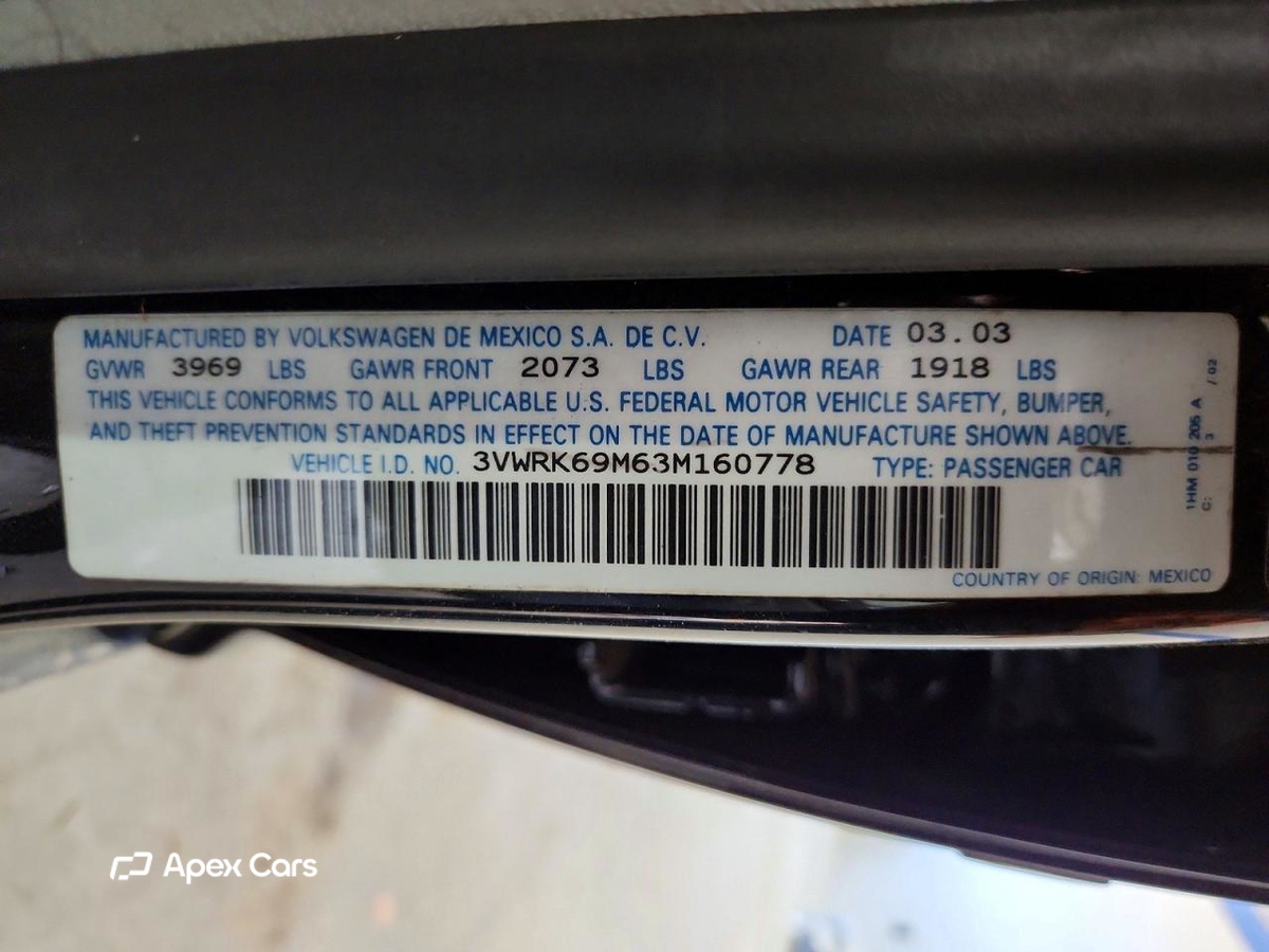 Volkswagen Jetta 2003