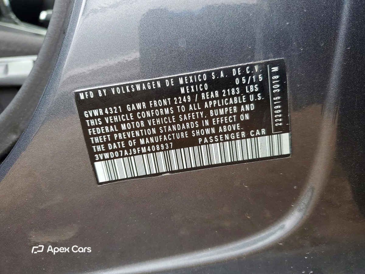 Volkswagen Jetta 2015
