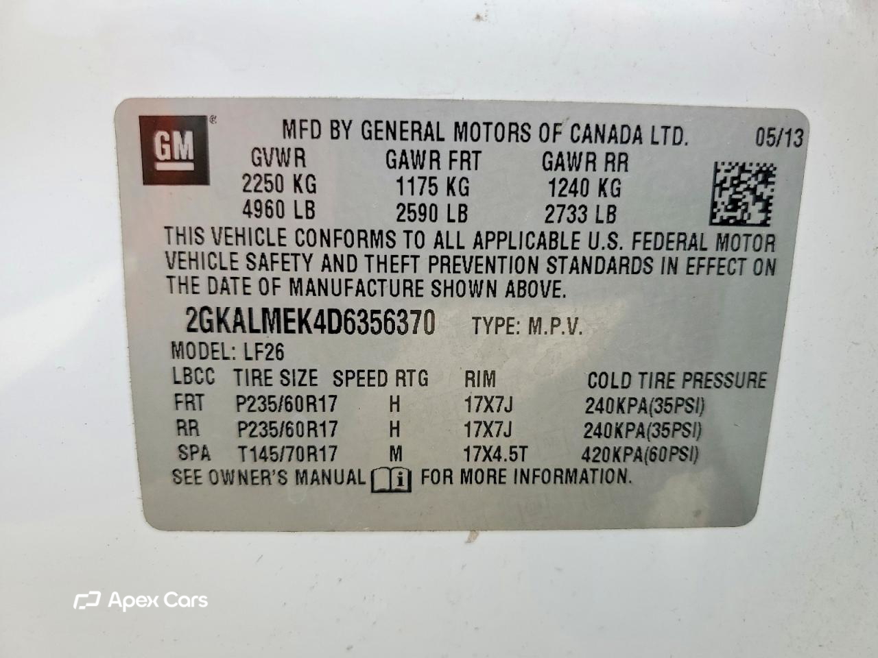GMC Terrain 2013
