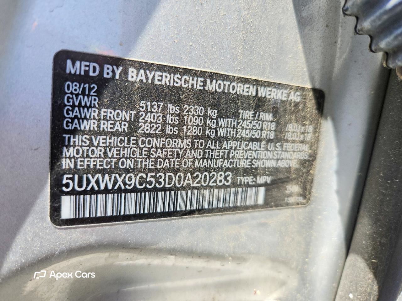 BMW X3 2013