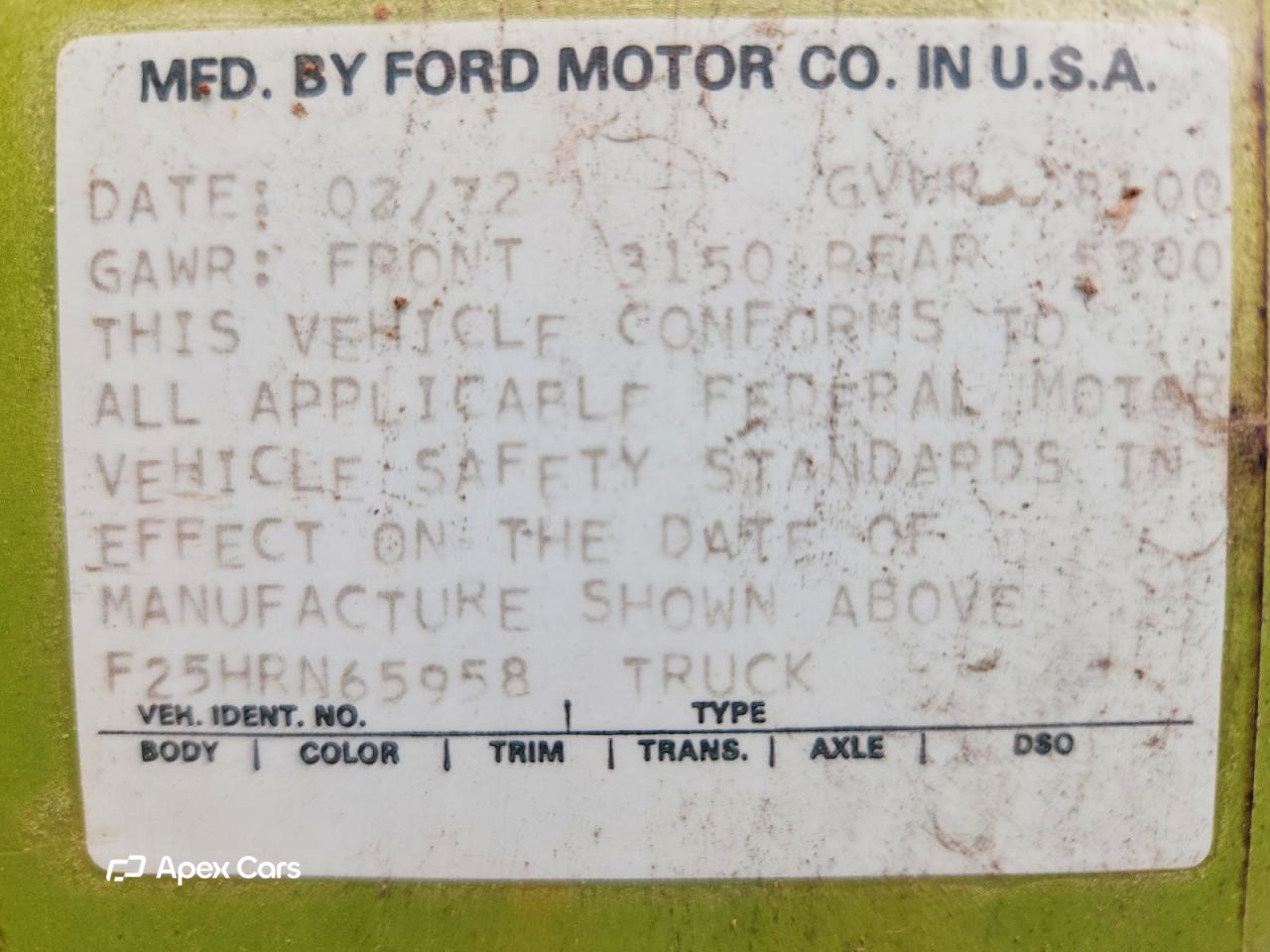 Ford  1972