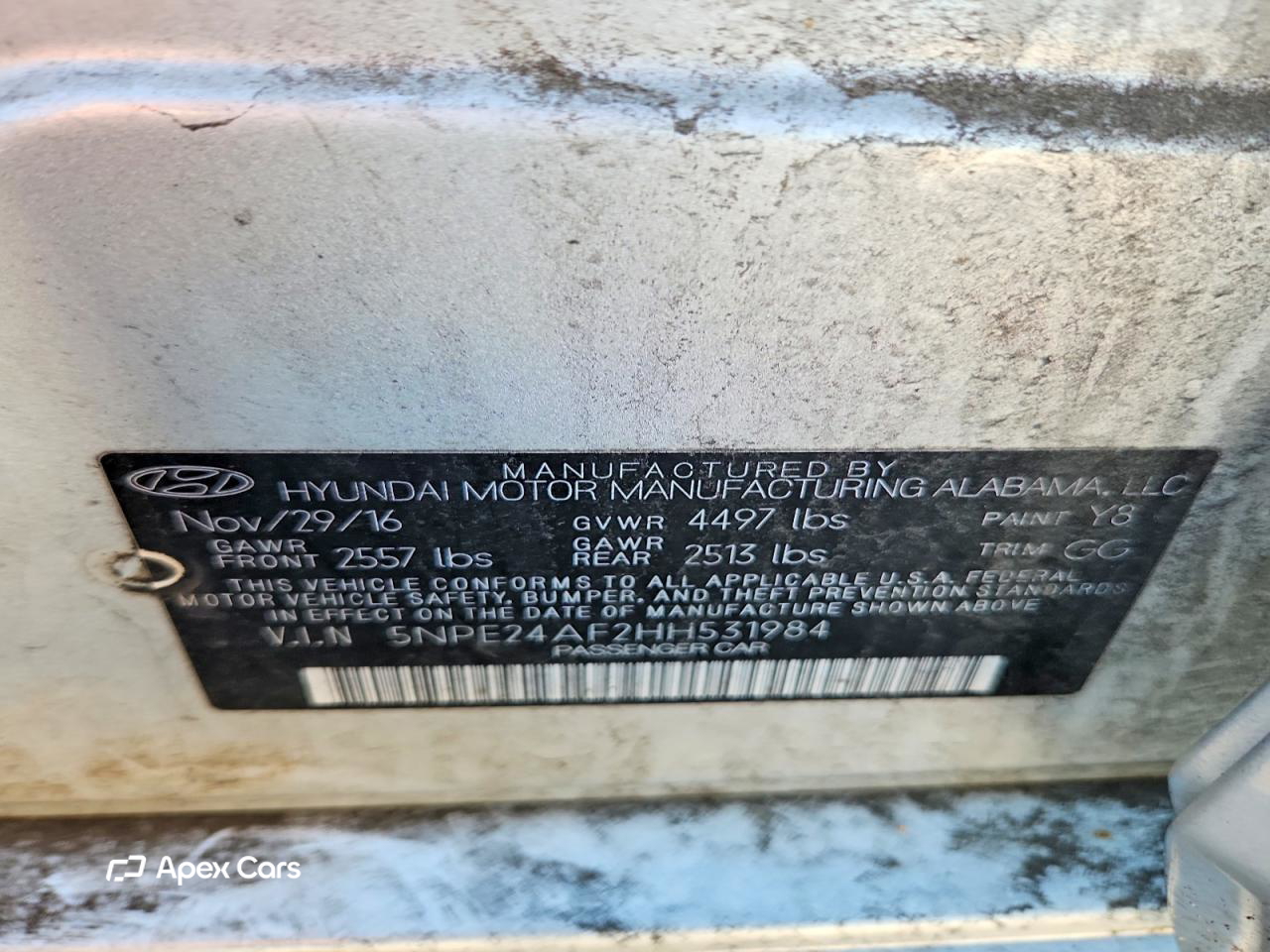 Hyundai Sonata 2017