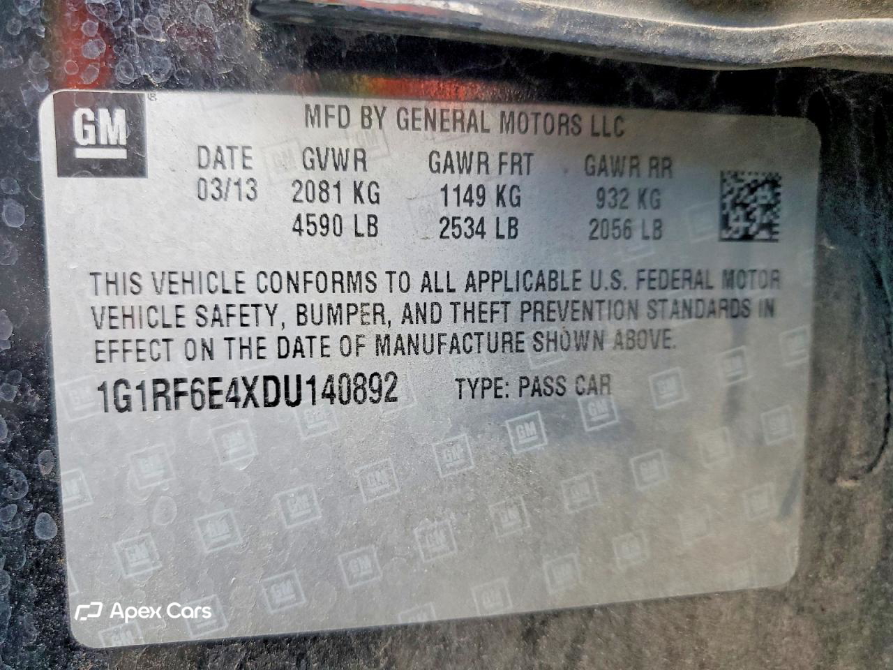 Chevrolet Volt 2013