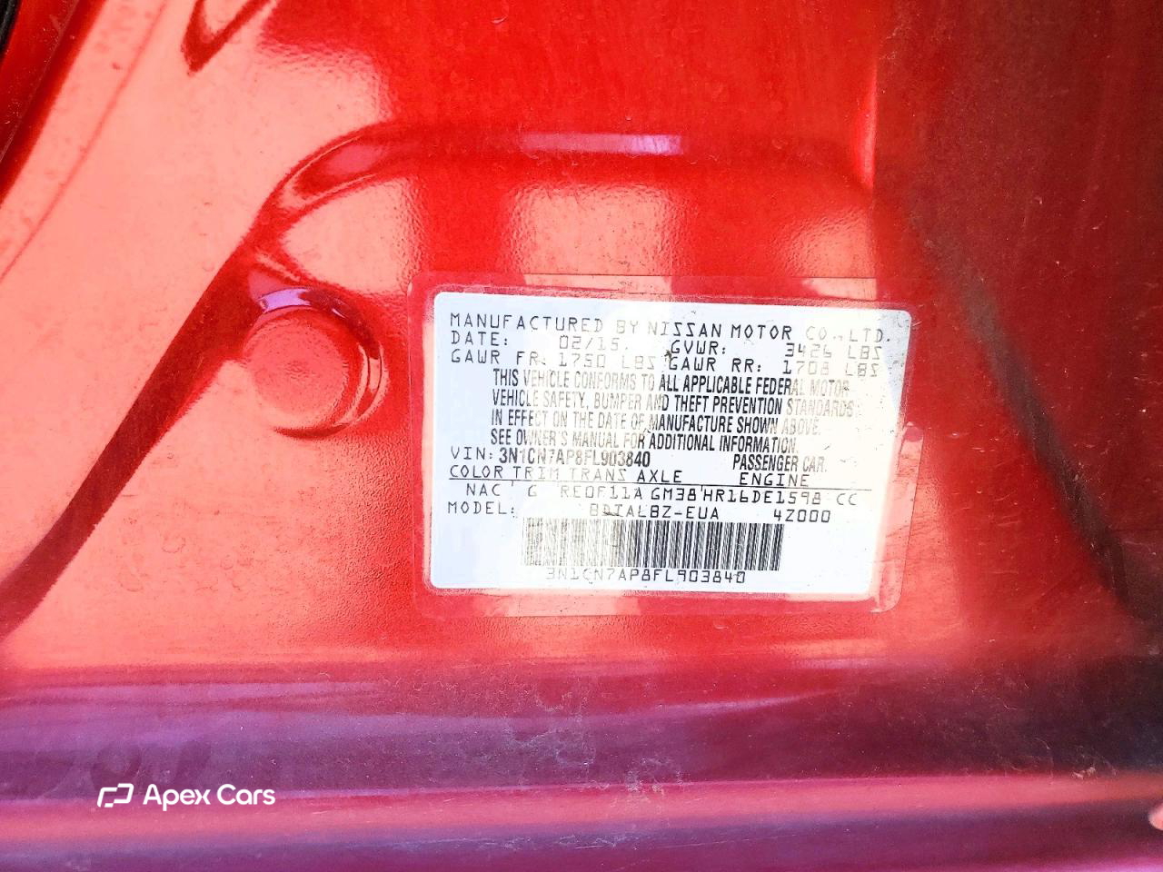 Nissan Versa 2015