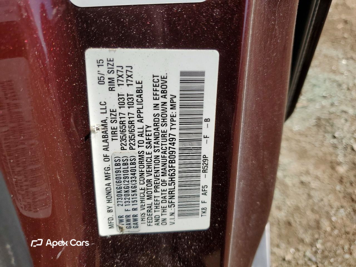 Honda Odyssey 2015
