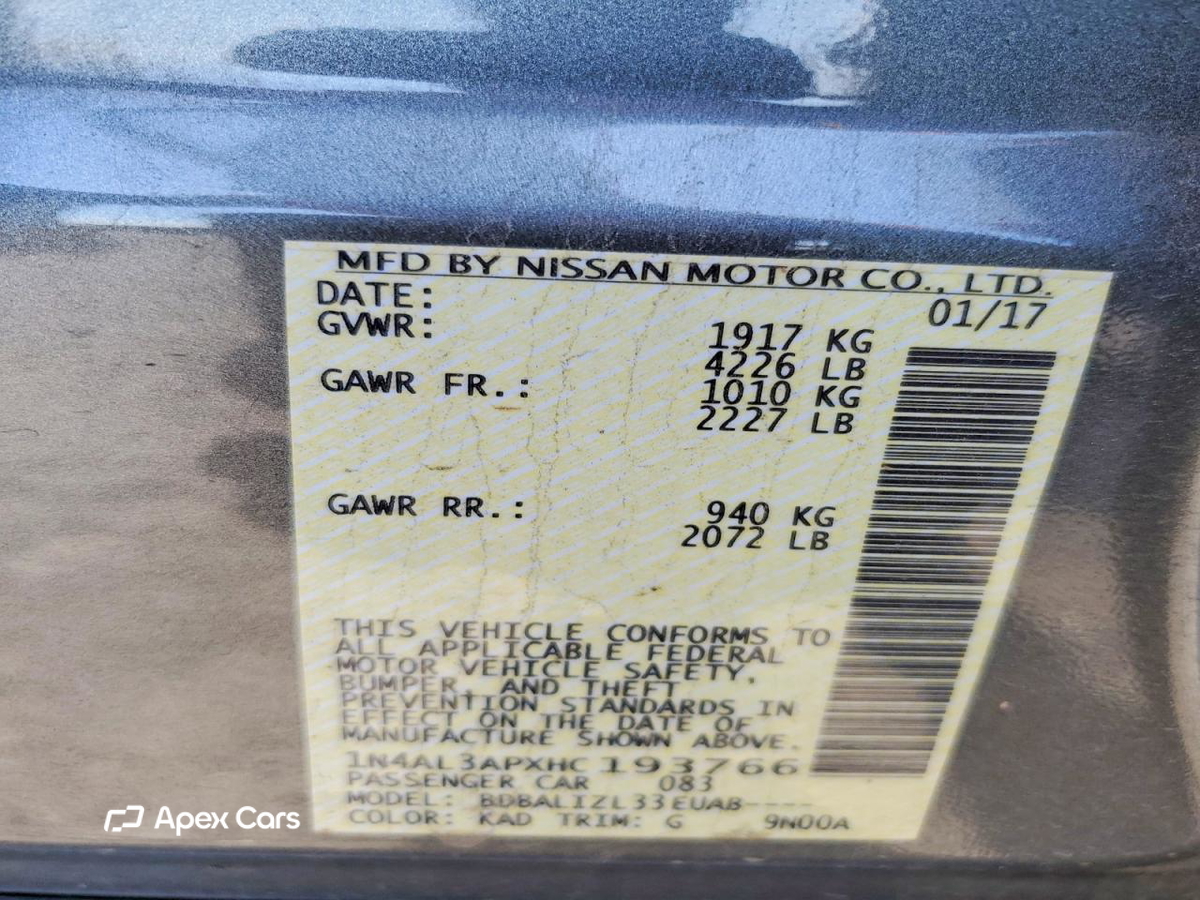 Nissan Altima 2017