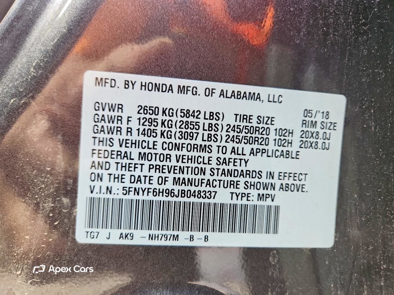 Honda Pilot 2018