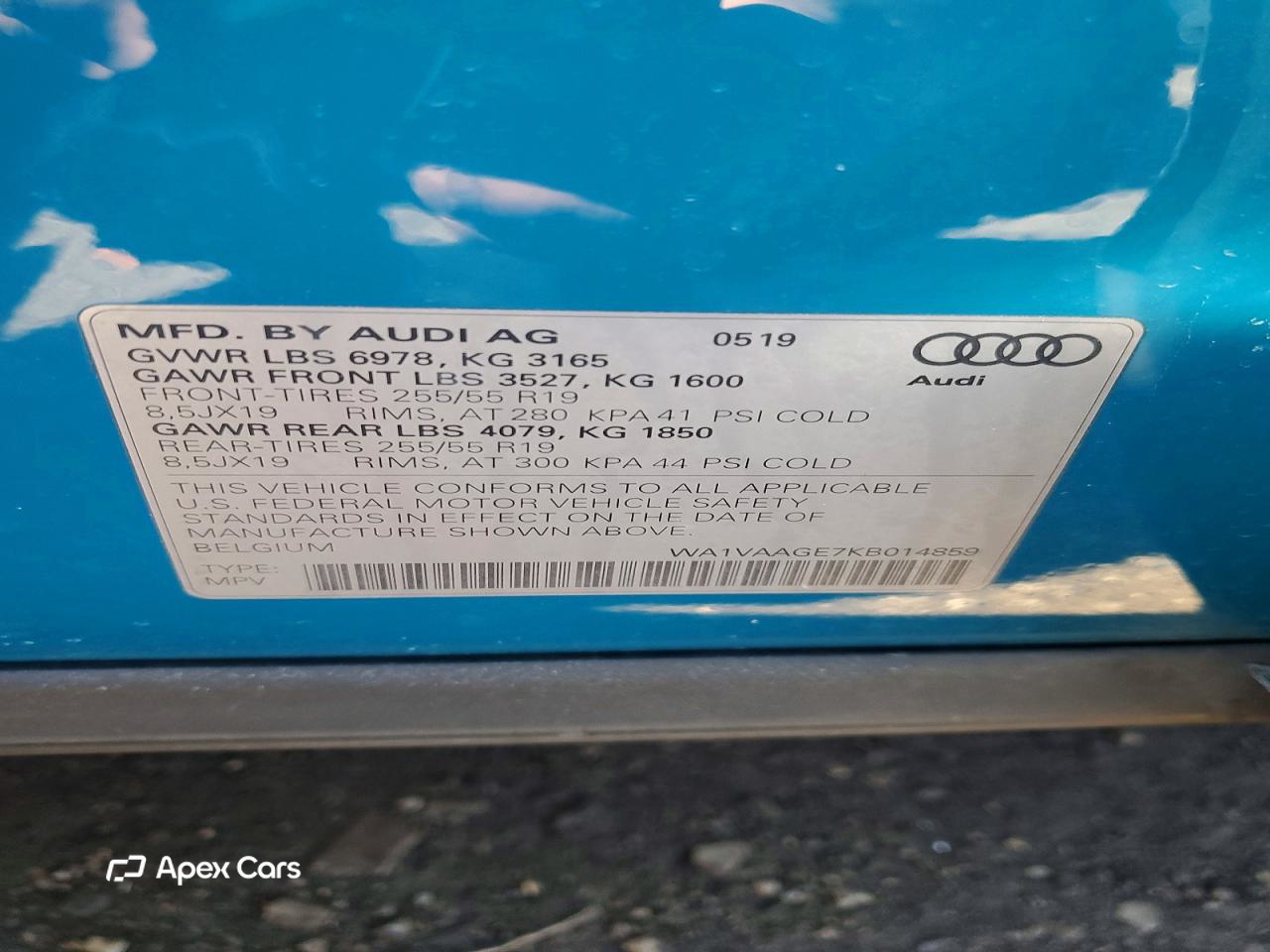 Audi e-tron 2019