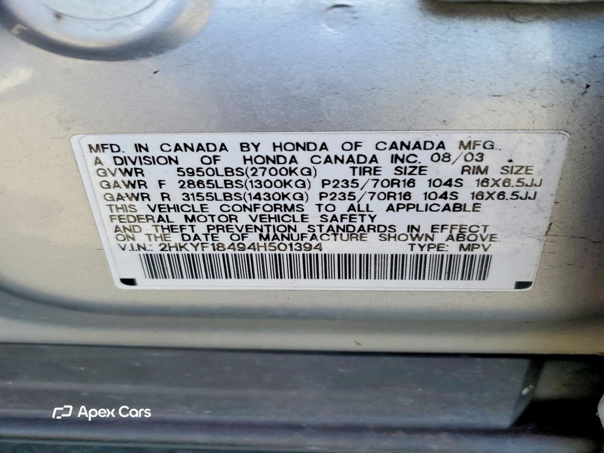 Honda Pilot 2004