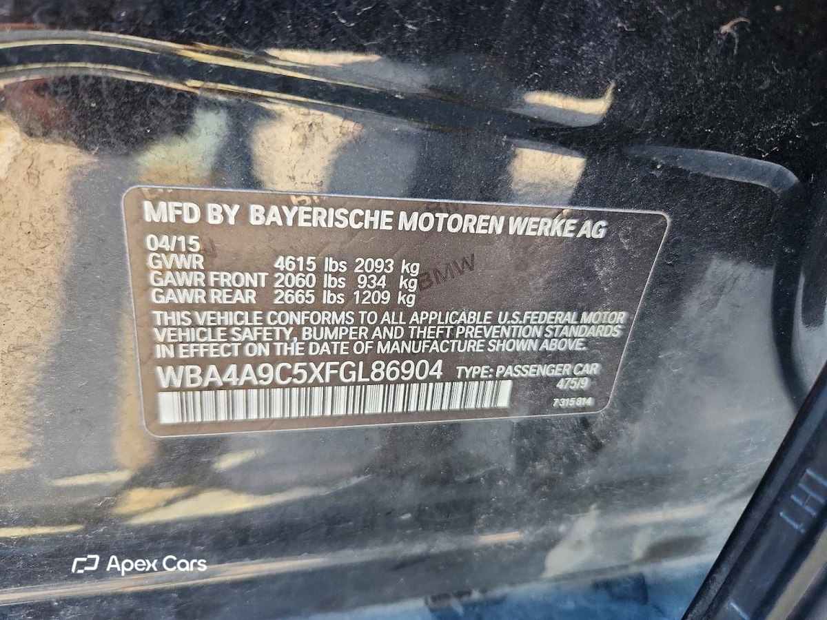 BMW Series 4 2015