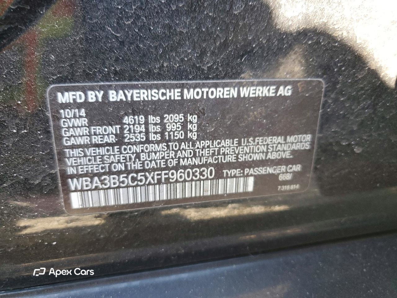 BMW Series 3 2015