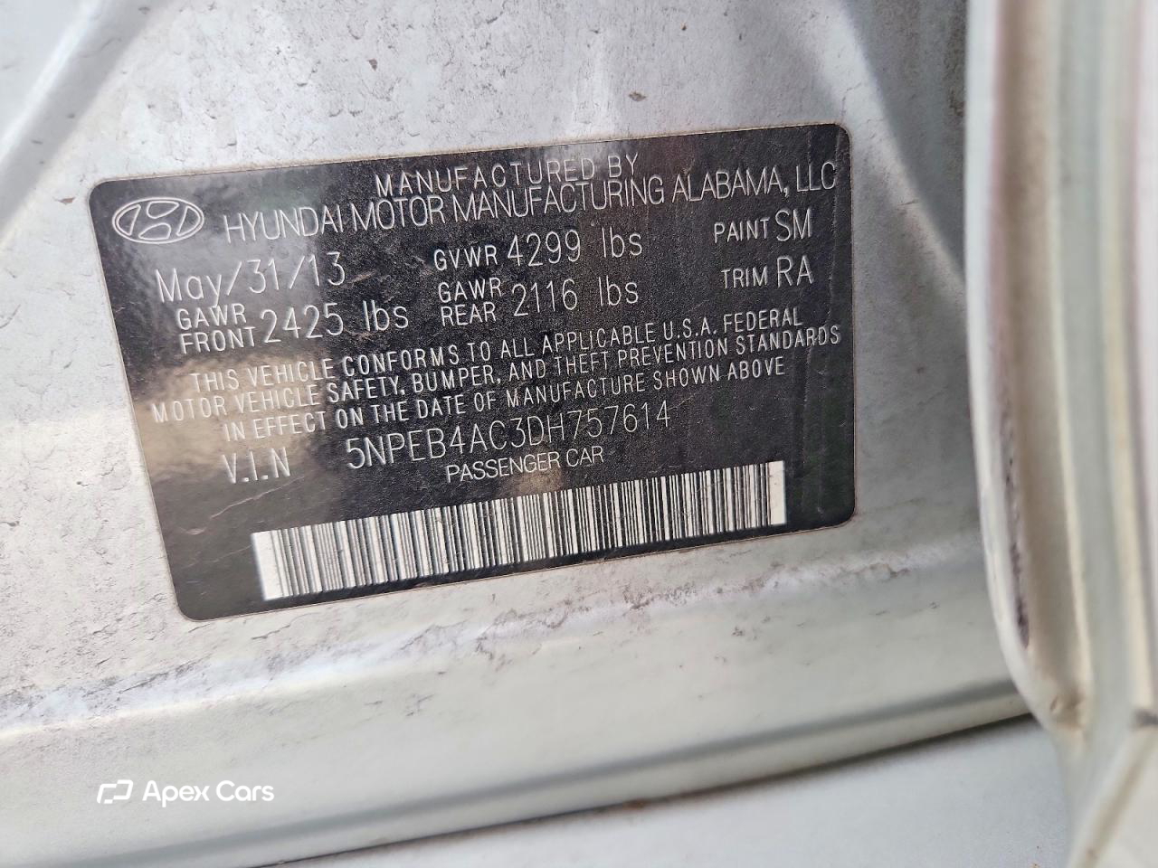 Hyundai Sonata 2013