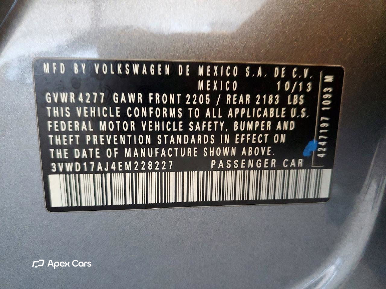 Volkswagen Jetta 2014