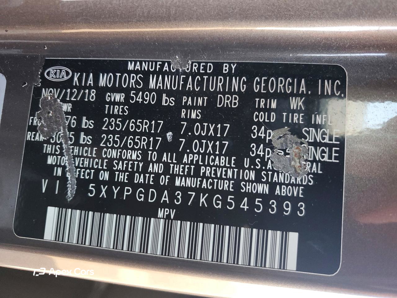 Kia Sorento 2019