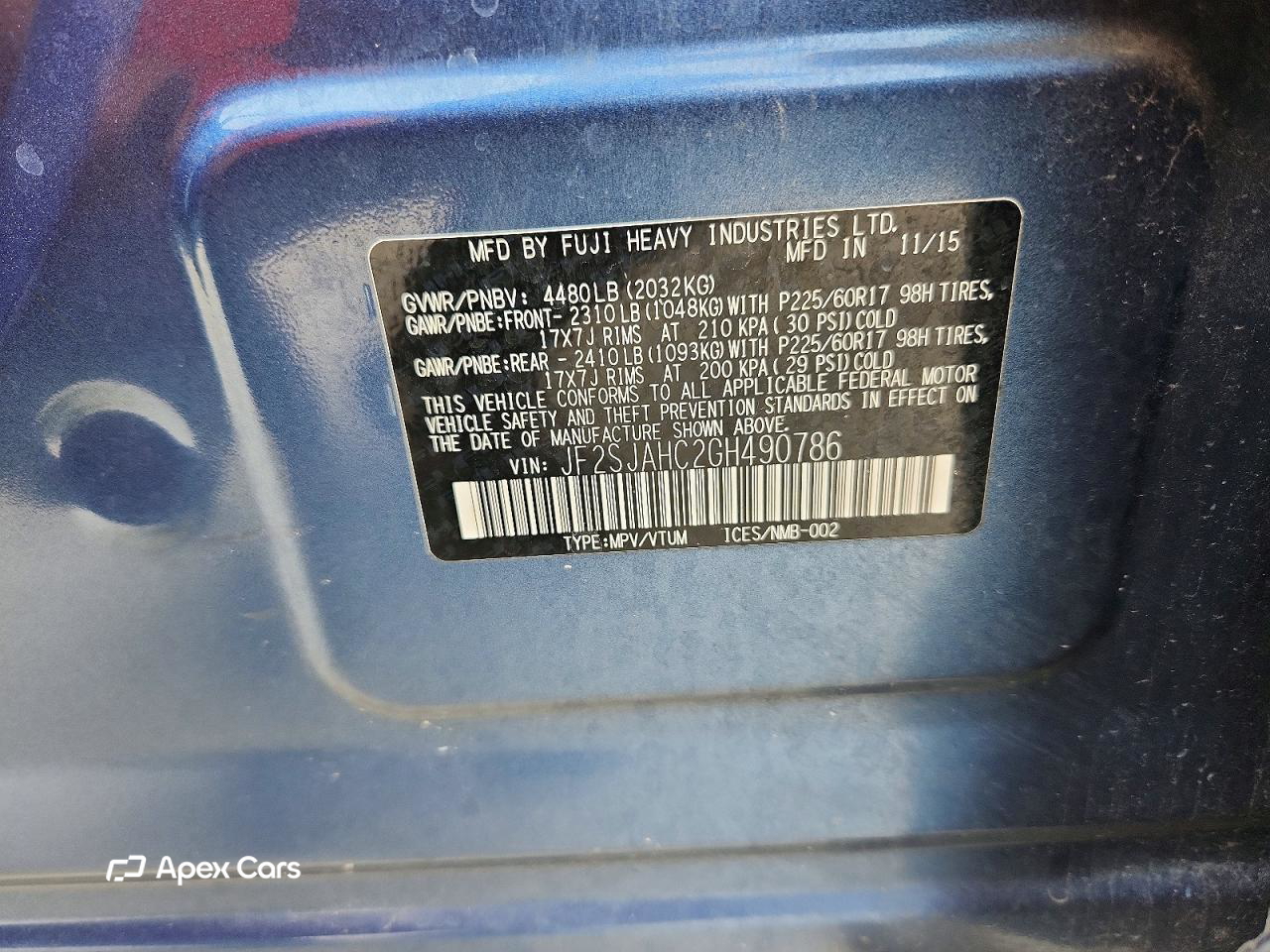 Subaru Forester 2016