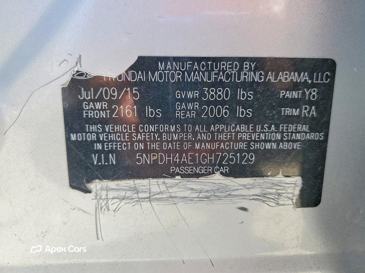 Hyundai Elantra 2016