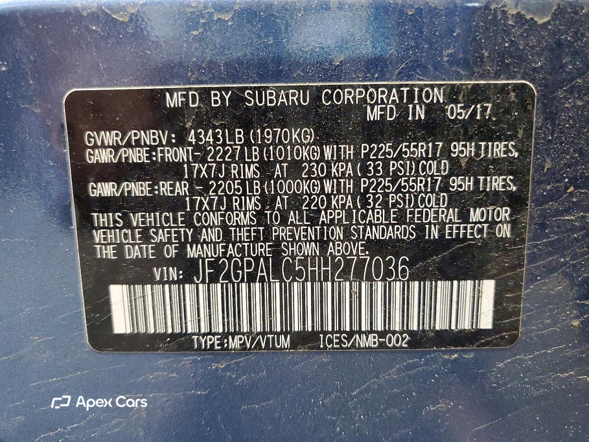 Subaru XV 2017