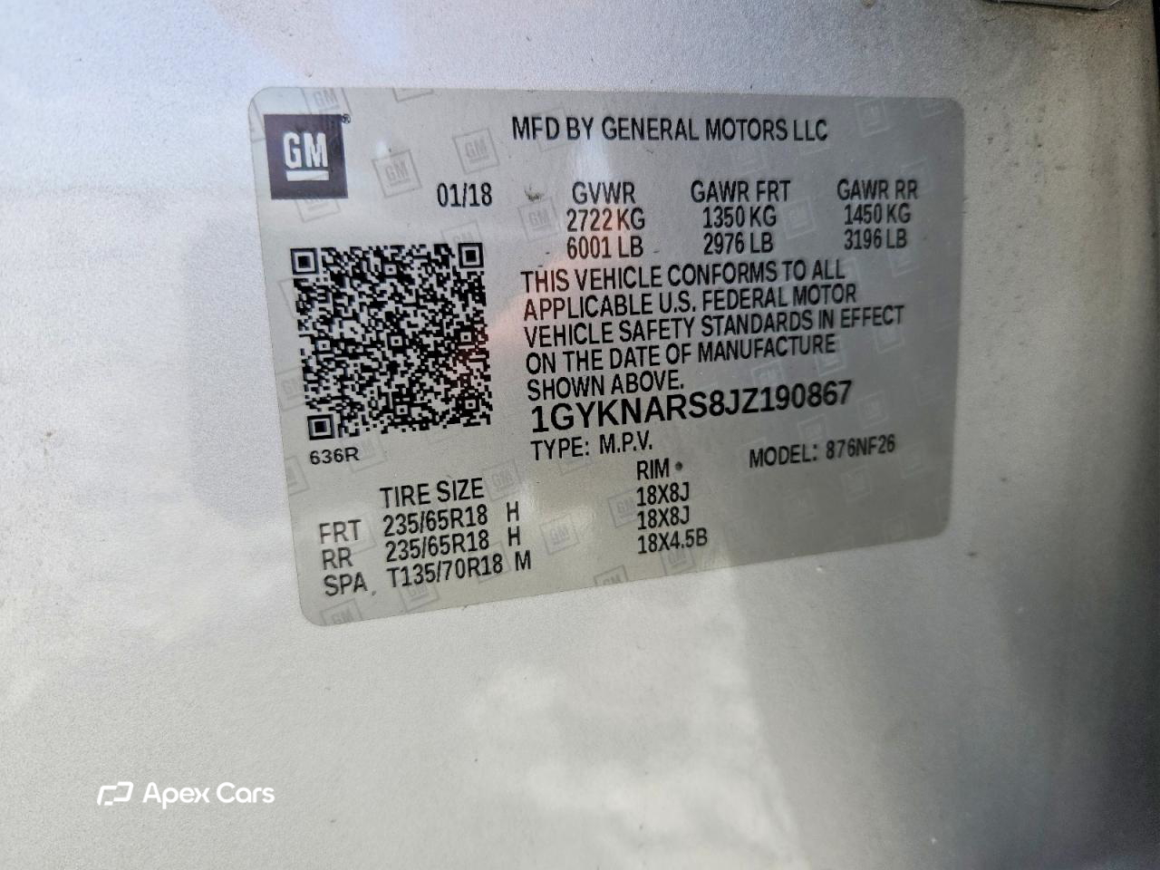 Cadillac XT5 2018