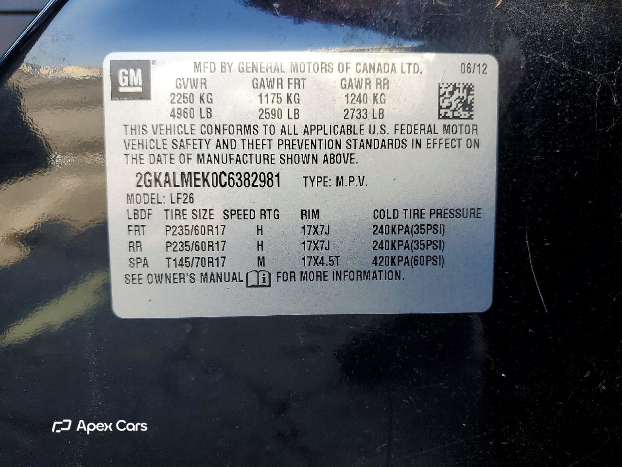 GMC Terrain 2012