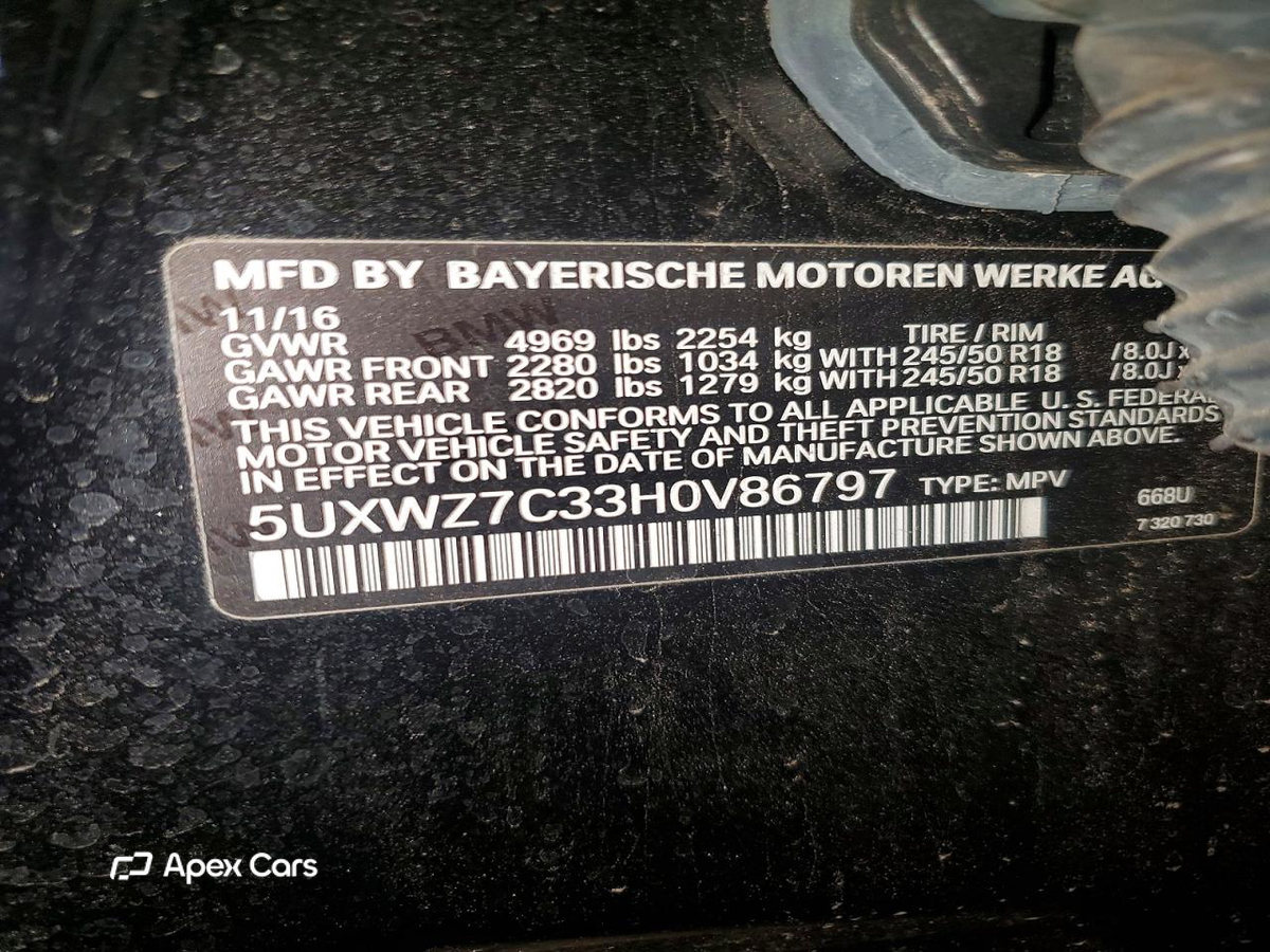 BMW X3 2017