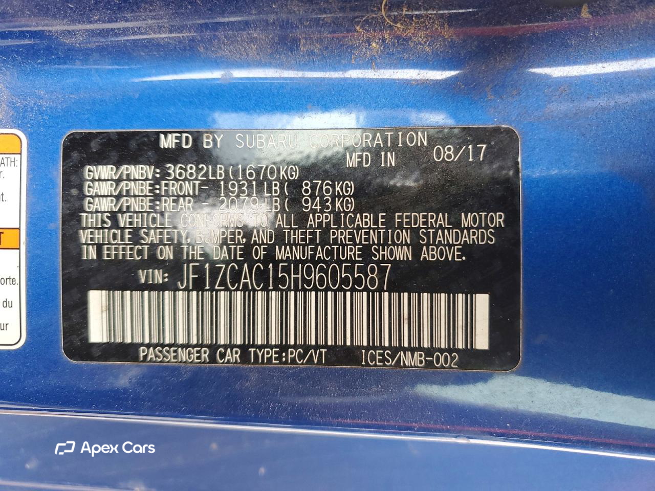 Subaru BRZ 2017