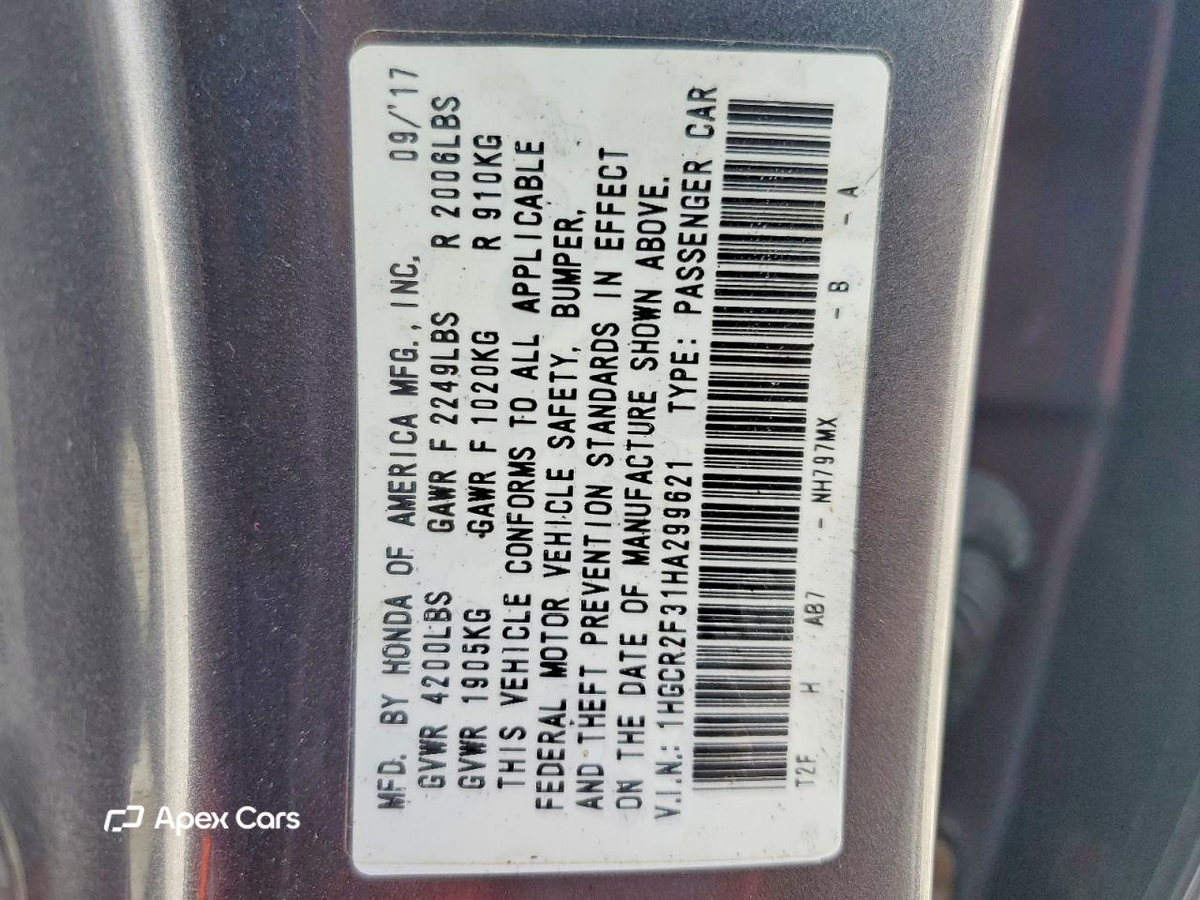 Honda Accord 2017