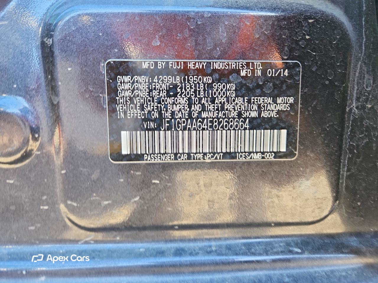 Subaru Impreza 2014