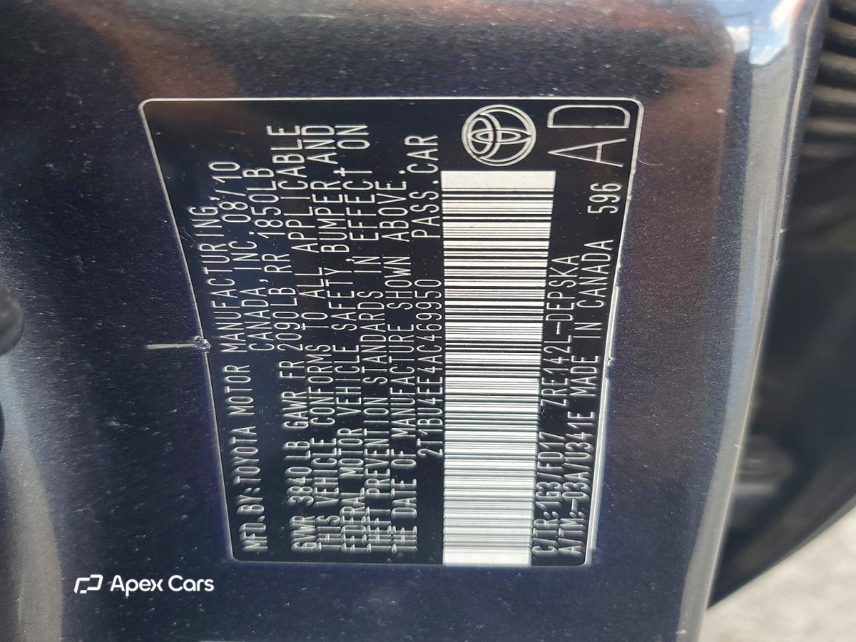 Toyota Corolla 2010