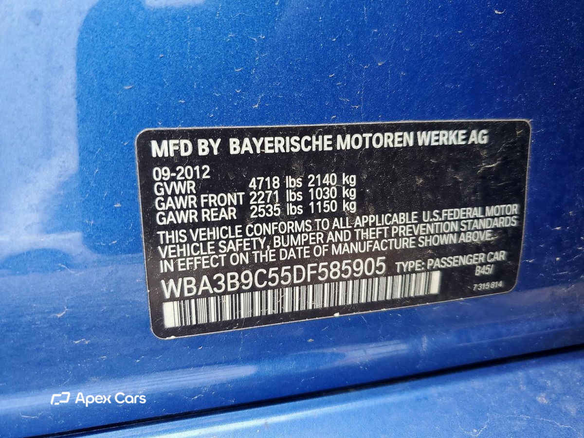 BMW Series 3 2013