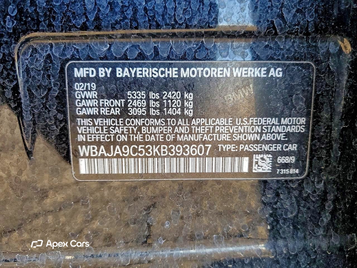 BMW Series 5 2019