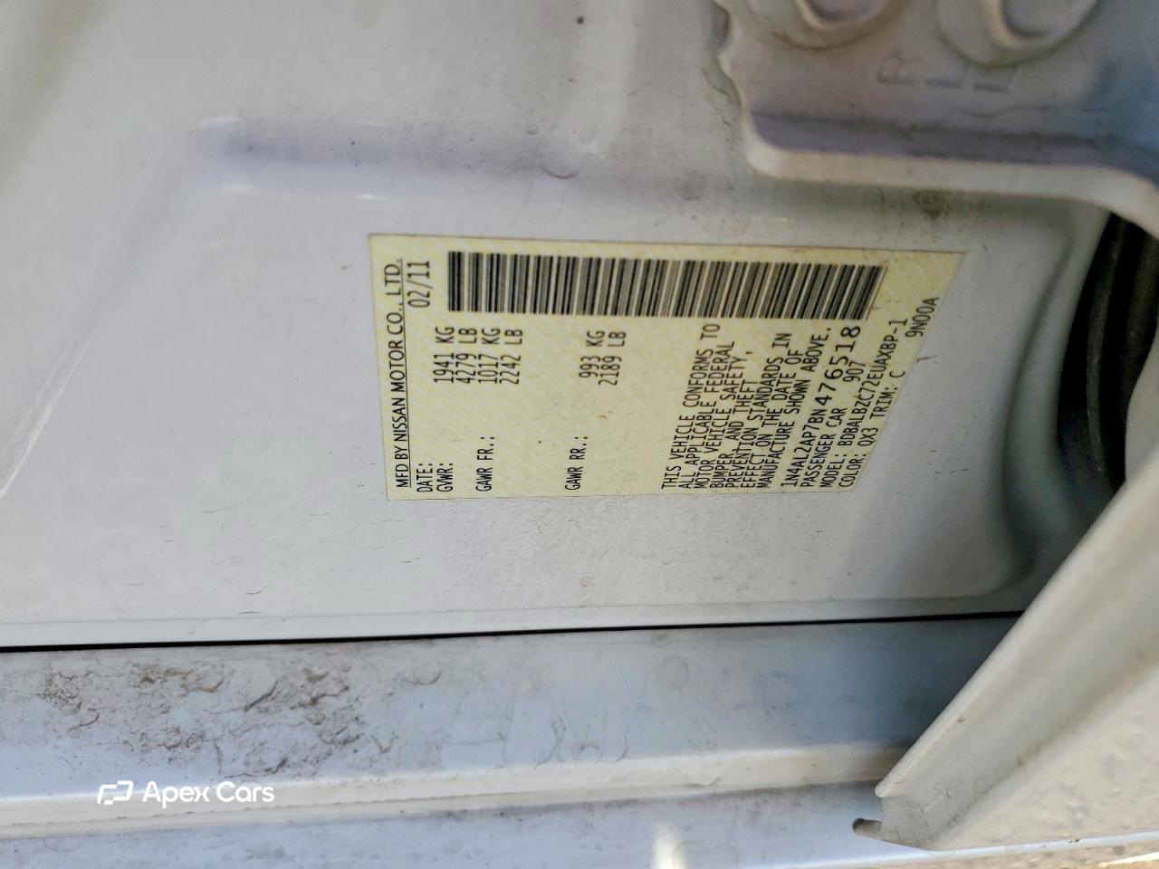 Nissan Altima 2011
