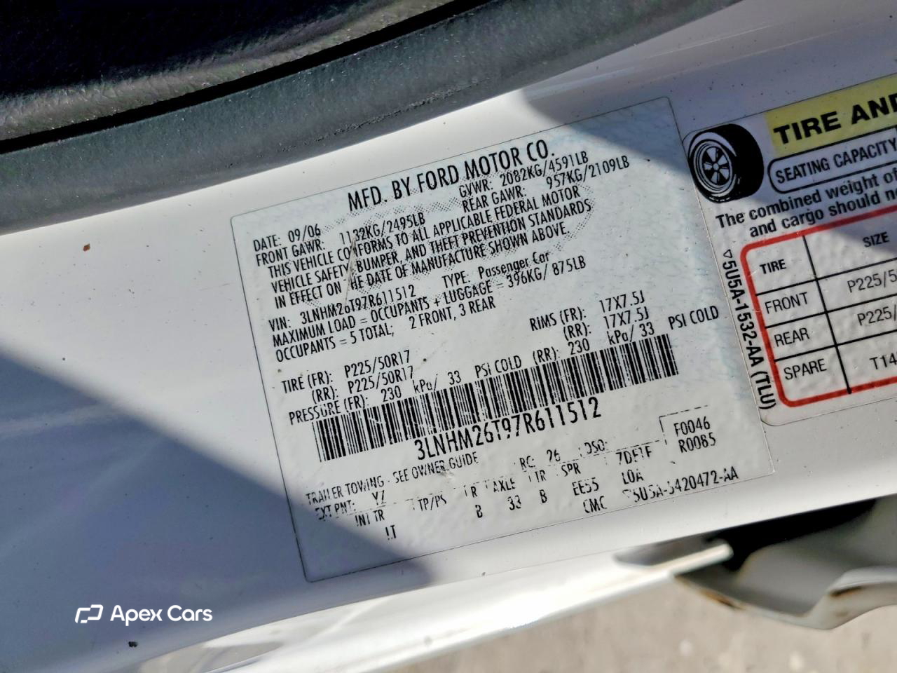 Lincoln MKZ 2007