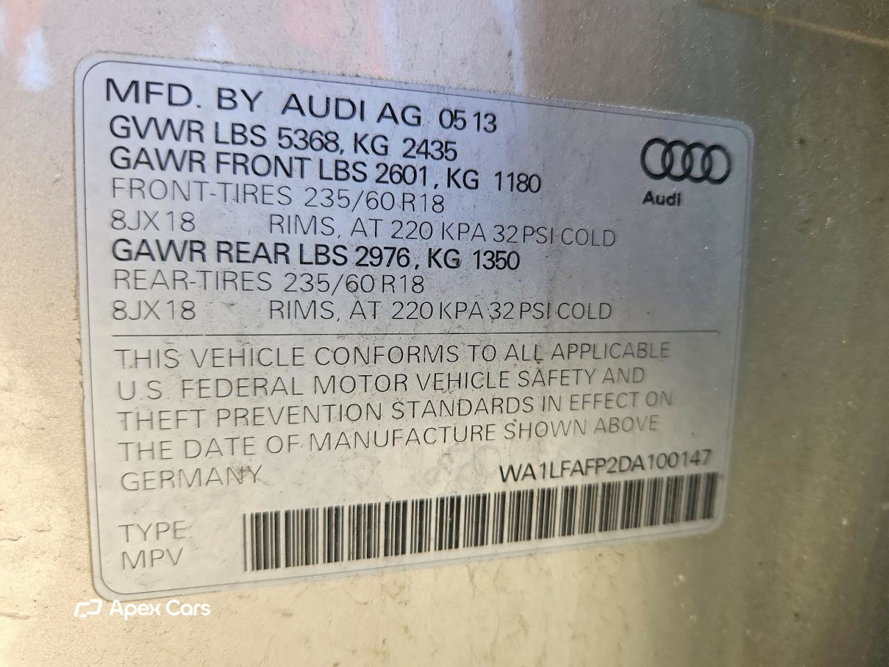 Audi Q5 2013
